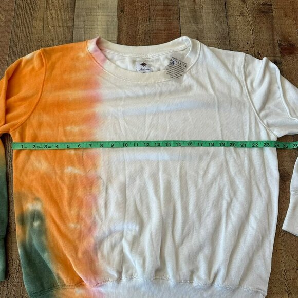 Tie-Dye Sweatshirt By Like Love XL Cotton/Polyester Blend - Picture 2 of 12
